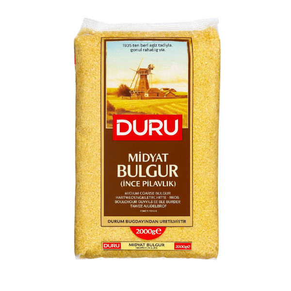 Duru İnce Pilavlık Midyat Düğür Bulgur 2 Kg