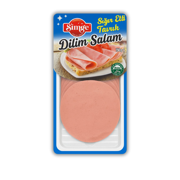 Simge Sığır Etli Tavuk Dilim Salam 150gr