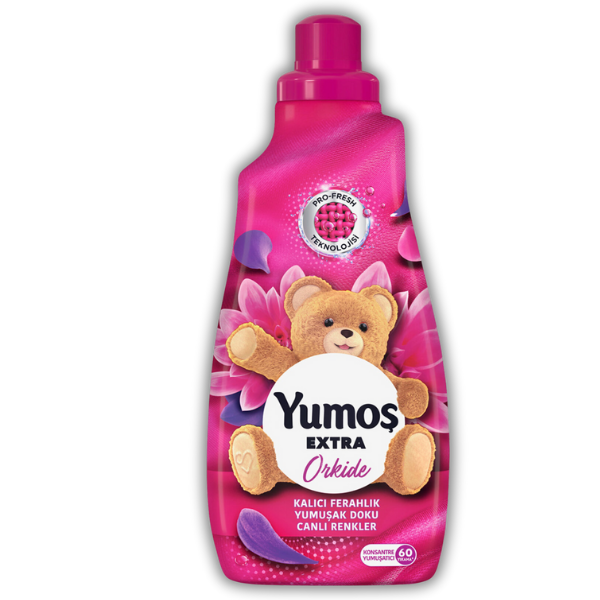 Yumoş Çamaşır Yumuşatıcısı Extra Konsantre Orkide 60 Yıkama 1440ml