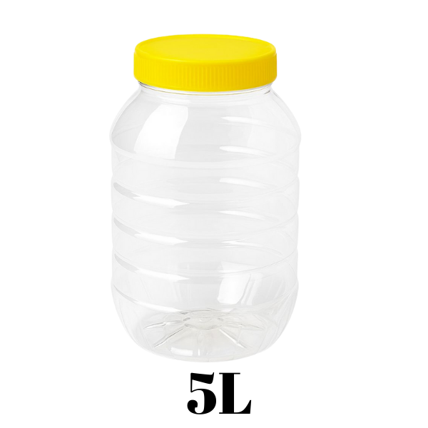 Plastik Bidon 5 L (Sarı Kapaklı)