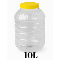 Plastik Bidon 10 L (Sarı Kapaklı)