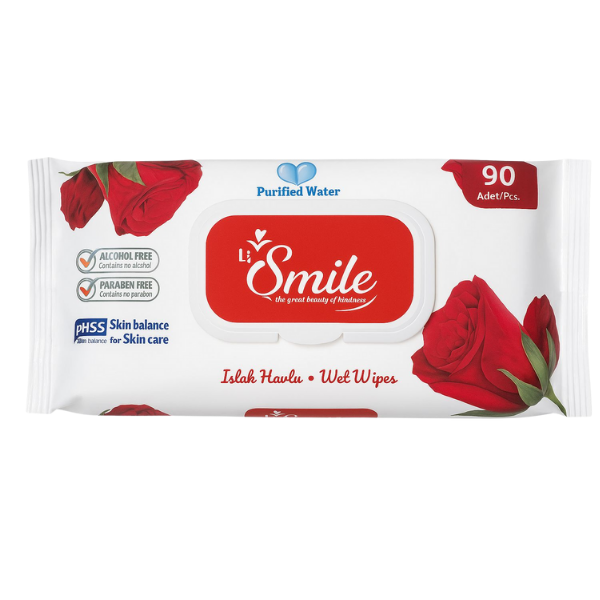 Smile Islak Havlu 90 Adet