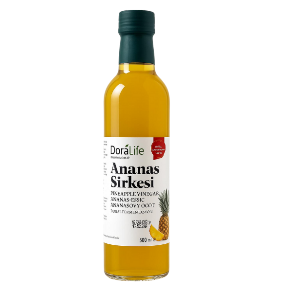 Dora Life Ananas Sirkesi %100 Doğal ve içilebilir 500ml