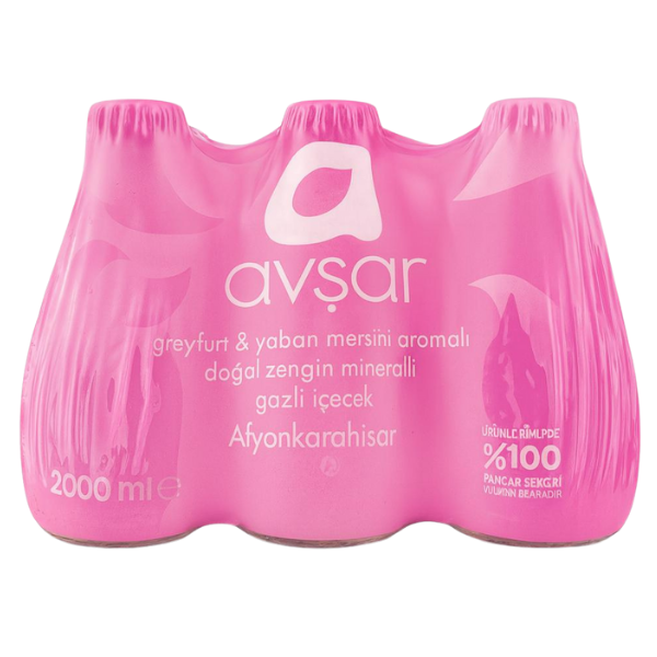 Avşar Greyfurt ve Yaban Mersini Aromalı Gazlı İçecek 6x200ml