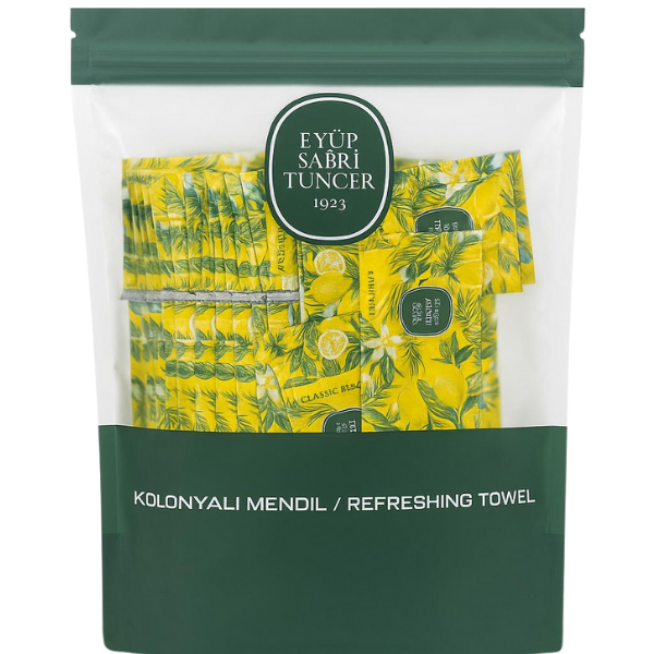 Eyüp Sabri Tuncer Kolonyalı Islak Mendil Limon 150’li Doypack Poşet
