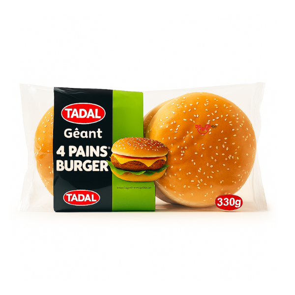 Tadal XL Hamburger Ekmeği 330gr