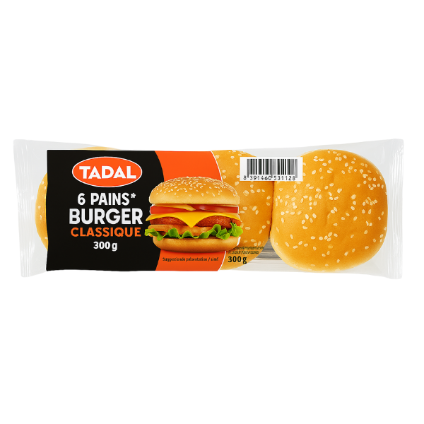 Tadal Klasik Hamburger Ekmeği 300gr