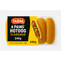 Tadal Klasik Hotdog Ekmeği 240gr