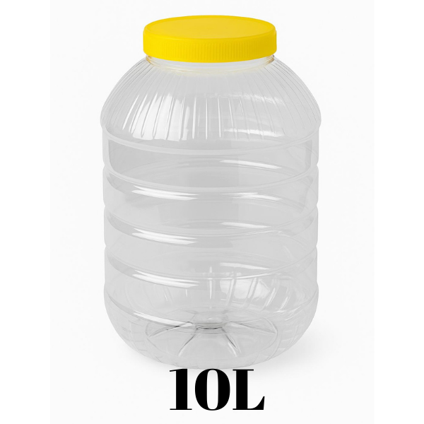 Plastik Bidon 10 L (Sarı Kapaklı)