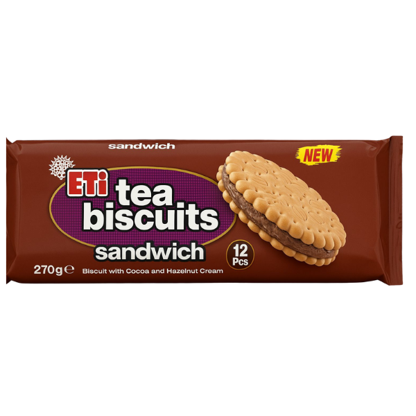 Eti Tea Biscuits Sanwich 270gr