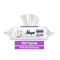 Sleepy Easy Clean Orkide Bahçesi Islak Yüzey Temizlik Havlusu & Mendili 100 Yaprak