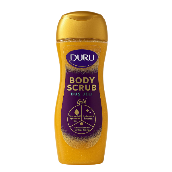 Duru Body Scrub Duş Jeli Gold İnci Tozu Peelingli 450ml
