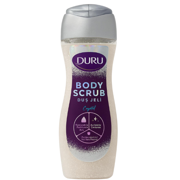 Duru Body Scrub Duş Jeli Kristal İnci Tozu Peelingli 450ml