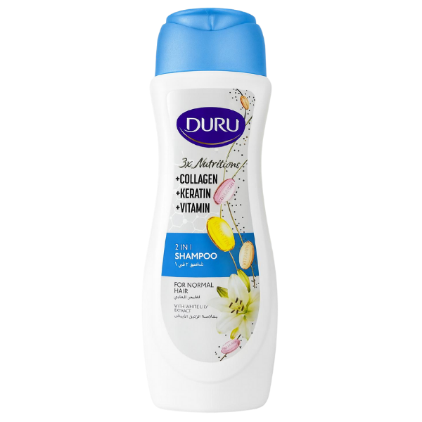 Duru 2’si 1 arada Kremli Şampuan Normal Saçlar İçin 600ml