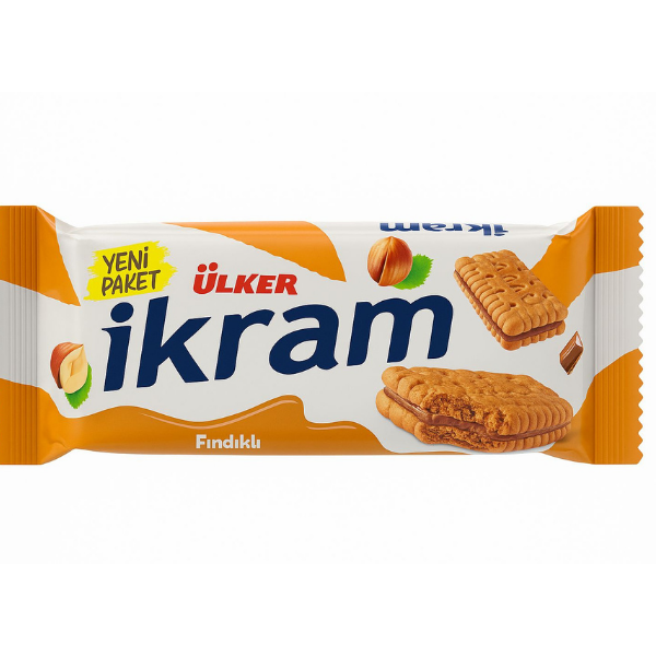 Ülker Ikram Findik Sandviç Bisküvi 84gr