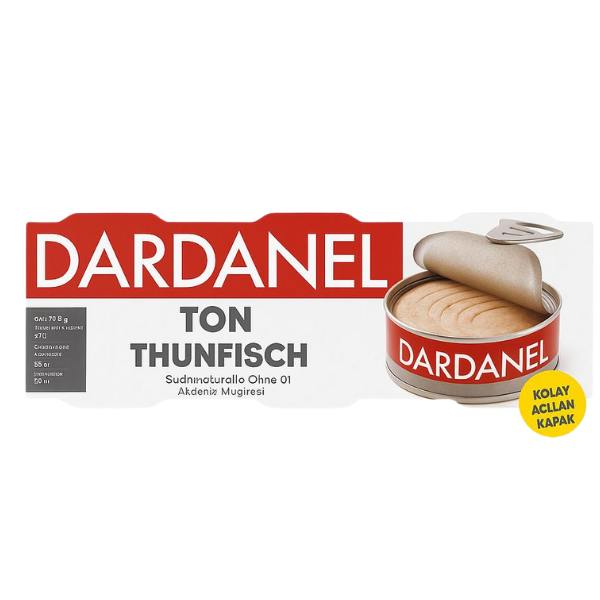 DARDANEL LIGHT YAGSIZ TON BALIGI 3x75gr