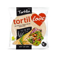 Tortil Love Durum Ekmegi  30cm  10 x 80gr