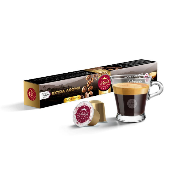 Anisah Kapsul Kahve Extra Aroma %100 Arabica 10 Kapsul