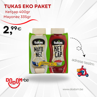 Tukaş Ketçap 400 gr + Mayonez 335 gr Eko Paket