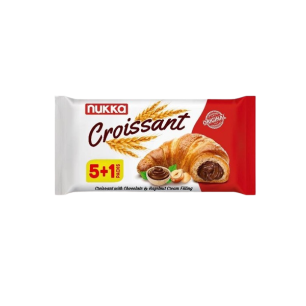 Nukka Croissant Cikolatali 5+1 Paket 6x40gr