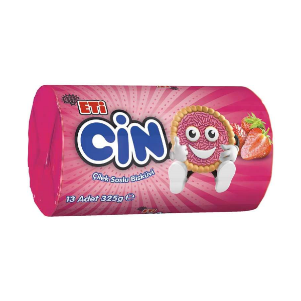 Eti Cin -Fraise Jelly Biscuit- 325gr