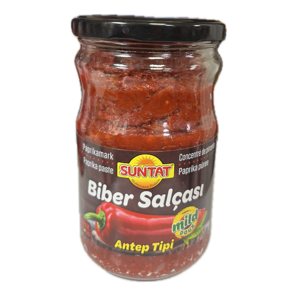 Suntat Antep Tipi Tatlı Biber Salçası 630gr