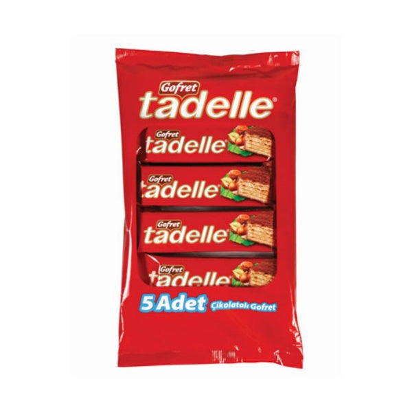 Tadelle Sütlü Çikolata Kaplamalı Gofret 35 gr (5'li Paket)