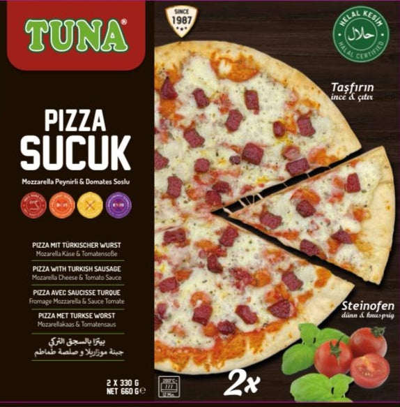 Tuna Pizza Sucuk 2x330gr