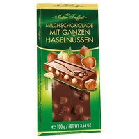 Maître Truffout Milk Chocolate with Whole Hazelnuts, 100 gr