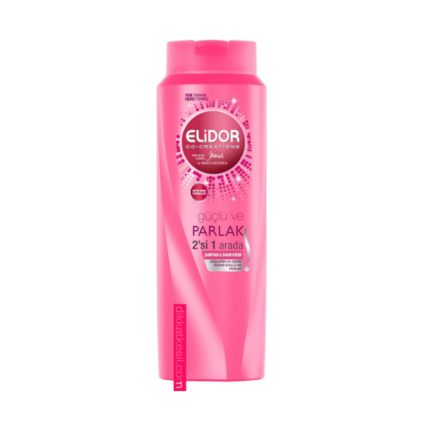 Elidor Shampoing  Crème de soin des cheveux 2 en 1 ( Rose ) 500 ml