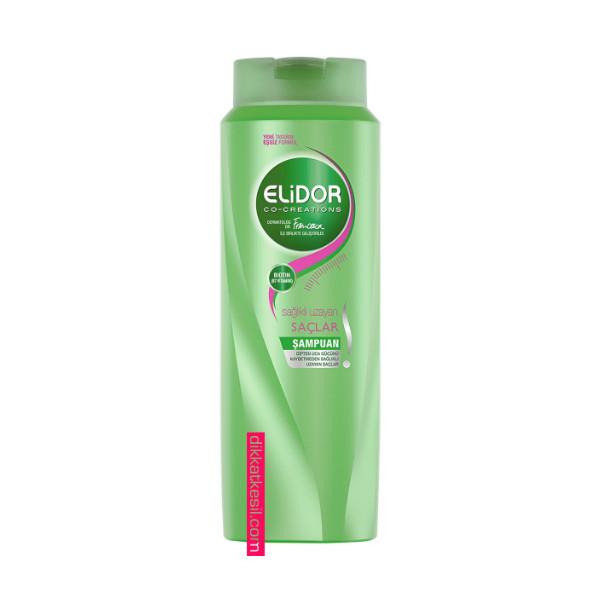 Elidor Shampoing  Pour les Cheveux en Bonne Santé ( Vert ) 500ml
