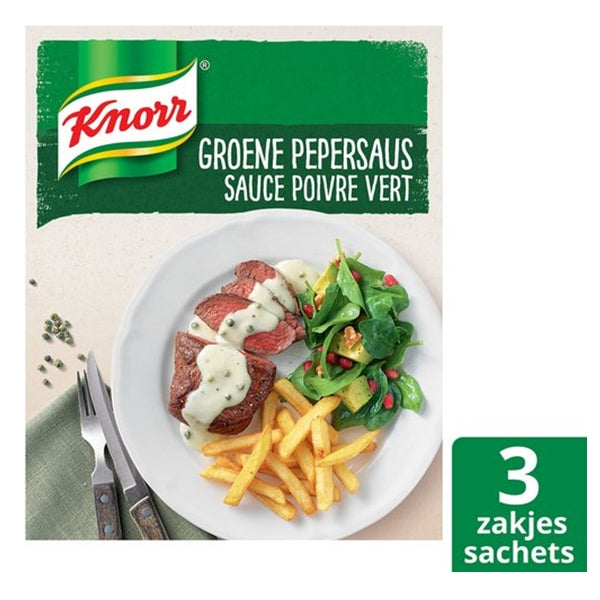 Knorr Sauce Poivre Vert - Yeşil Biberli Sos - 3x30gr