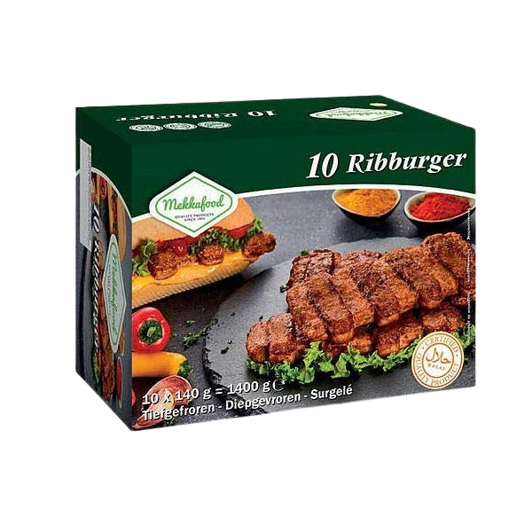 Mekkafood Ribburger 10x140gr