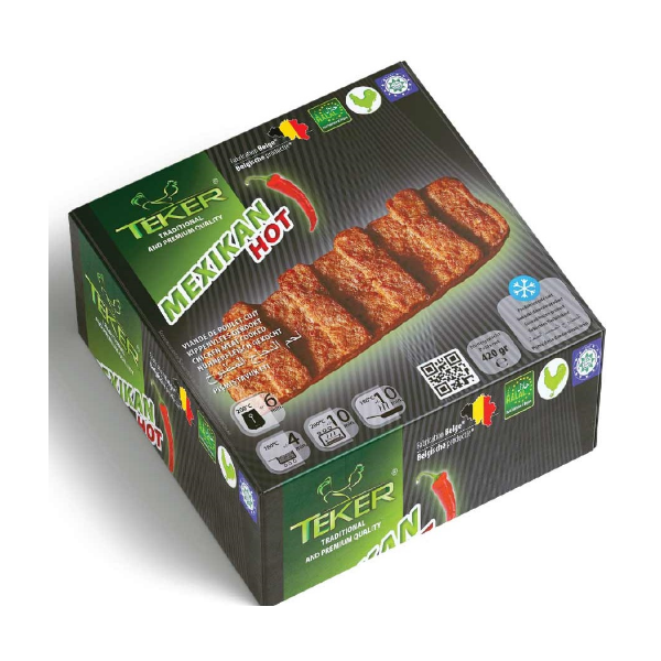 Teker Acili Pismis Tavuk Eti -MEXIKAN HOT- 3x140gr