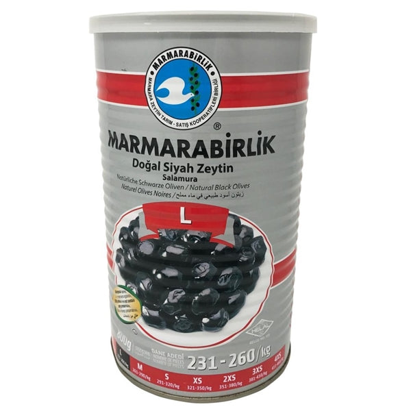 Marmarabirlik -L- Siyah Zeytin Teneke 800gr