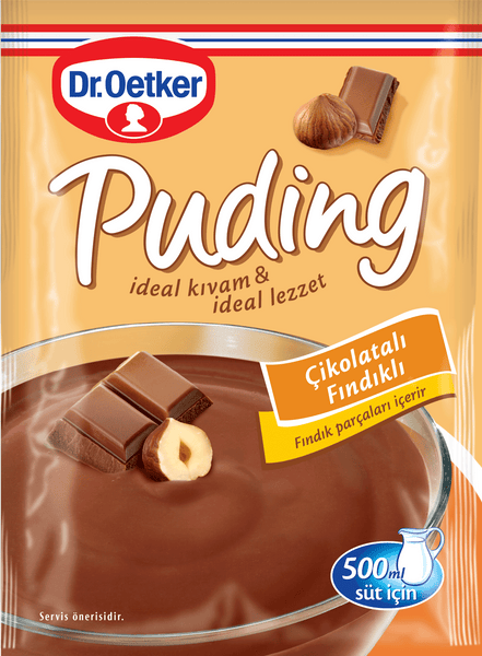Dr.Oetker Pudding Au Chocolat et Noisettes 102 gr